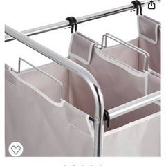 【値下げしました】ランドリーバスケット 洗濯かご バッグ3袋 分別可の画像