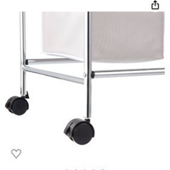 【値下げしました】ランドリーバスケット 洗濯かご バッグ3袋 分別可の画像