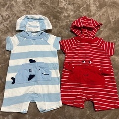 carter's カーターズ 半袖 ロンパース カバーオールの画像