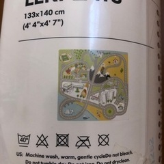新品未開封【IKEA】イケアラグマットキッズプレイマットの画像
