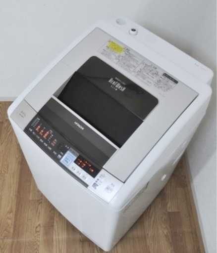 (送料無料) 洗濯・乾燥機 洗8kg 乾4.5kg ヒーター式乾燥機能 HITACHI ビートウォッシュ ③