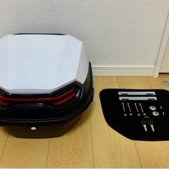 バイク用 トップケース リアケース 白 ホワイト 40L ほぼ未使用