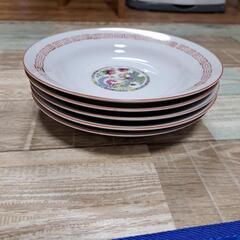 5月28日処分！条件付き無料！中古品 大清乾隆年製 皿 チャーハン 丼等5枚セットの画像