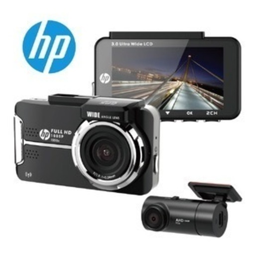 ✨新品✨hp製【ドライブレコーダー】フロントリア2カメラ Wi-Fi 高画質 ドラレコ