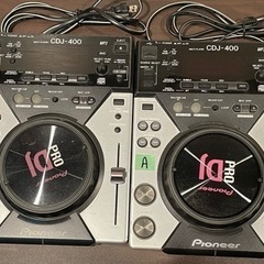 pioneer CDJ-400２台セット(小難あり)