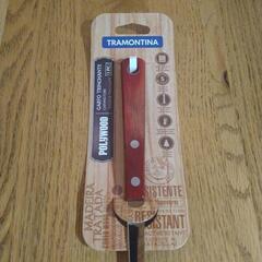 TRAMONTINA　トラモンティーナ　ポリウッド カービングフォーク レッドの画像