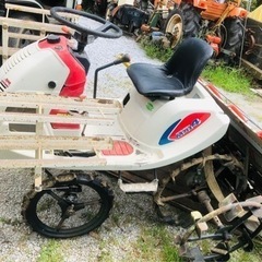 売り切り！　【福岡県発　現状引渡】田植機　PP4型式　MPP4 4条　クランク　リコイル　引取歓迎の画像