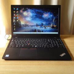 新品同様 高速・高性能ノートPC Thinkpad L580 15.6インチ Celeron メモリー8GB SSD 256GB  Windows11pro Microsoft Office2021pro搭載 Webカメラ WiFi Bluetooth HDMI USB Type-C装備