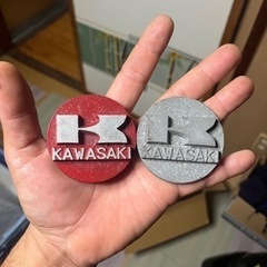 カワサキマーク　ロゴ　リフレクターカバー　