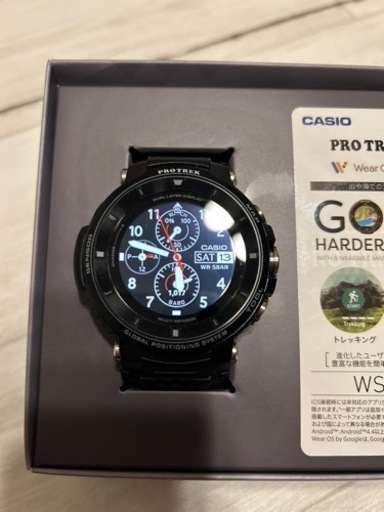 CASIO  スマートウォッチ　WSD-F30-BK