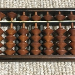 木製のそろばんの画像