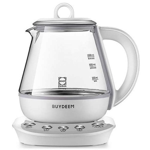 【値下げ】BUYDEEM  薬膳ティーポット  1.0L  ホワイト