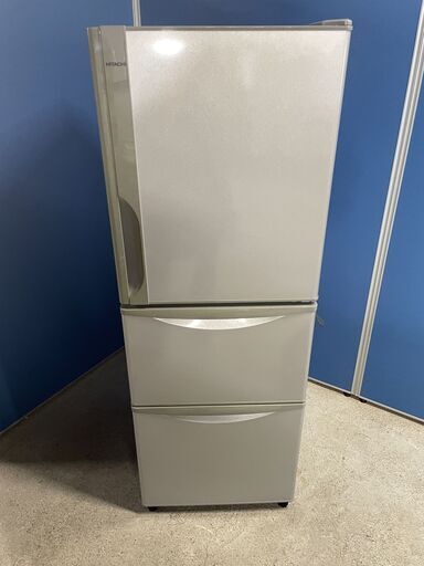 値下げ【良品】HITACHI 3ドア冷蔵庫 R-27EV 2014年製 通電確認済み 大容量 早い者勝ち 引取歓迎 配送OK