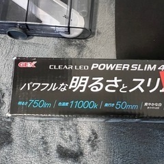 gex 45㎝　水槽　ledライト　GEX AQUARIUM グラステリアスリム450の画像