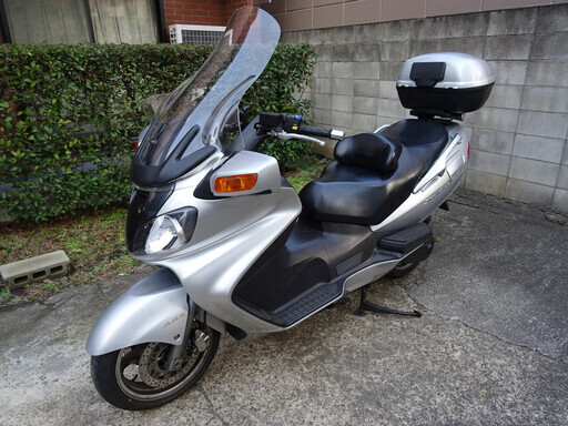 スカイウェイブ650LX CP51A 車検R6年4月26迄 走行約49700km 二輪用ETC付 電動ミラー ABS付 出品前オイル3種交換 タイヤ山十分シガソケ/USB増設済 自賠責R6年5月迄付 GIVIロンスクキャリア 快適好調車両！