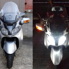 スカイウェイブ650LX CP51A 車検R6年4月26迄 走行約49700km 二輪用ETC付 電動ミラー ABS付 出品前オイル3種交換 タイヤ山十分シガソケ/USB増設済 自賠責R6年5月迄付 GIVIロンスクキャリア 快適好調車両！の画像