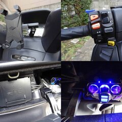 スカイウェイブ650LX CP51A 車検R6年4月26迄 走行約49700km 二輪用ETC付 電動ミラー ABS付 出品前オイル3種交換 タイヤ山十分シガソケ/USB増設済 自賠責R6年5月迄付 GIVIロンスクキャリア 快適好調車両！の画像