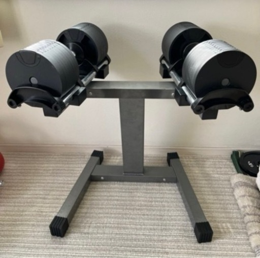 【受付終了】可変式 ダンベル フレックスベル 32kg 専用スタンド付き