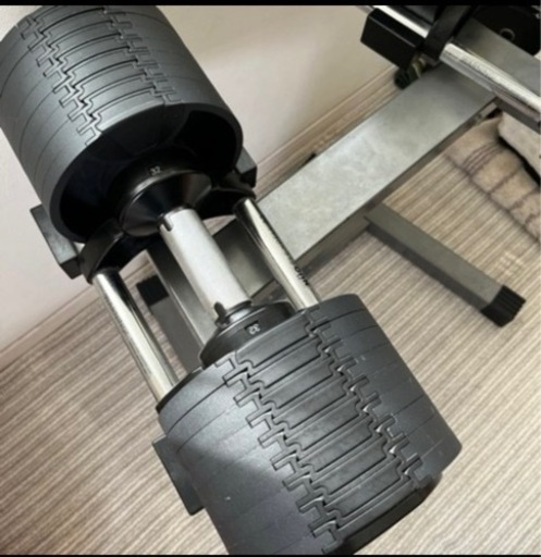 【受付終了】可変式 ダンベル フレックスベル 32kg 専用スタンド付き