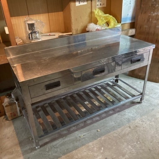 更に値下げしました　作業台　机　厨房　什器