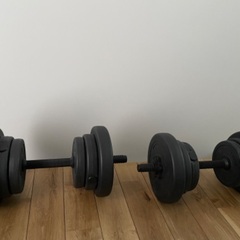 【2個セット】ダンベル・12Kg×2 三段階に重さ調整可能の画像