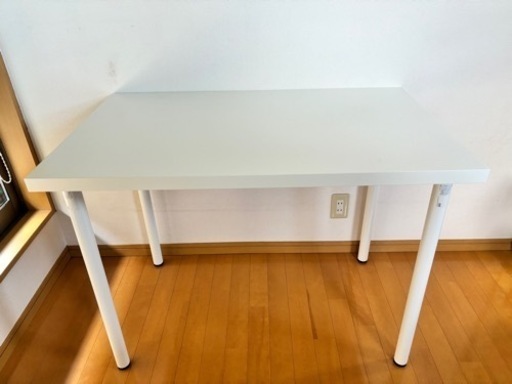 【早い者勝ち】【値下げしました】IKEA（イケア）PC用デスク　ホワイト