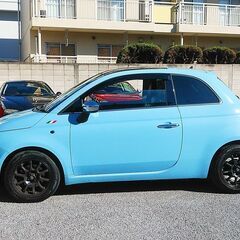 ★格安★FIAT500★ツインエアターボ★Sparcoアルミ/社外サス/社外マフラー★社外ナビ/フルセグTV他の画像