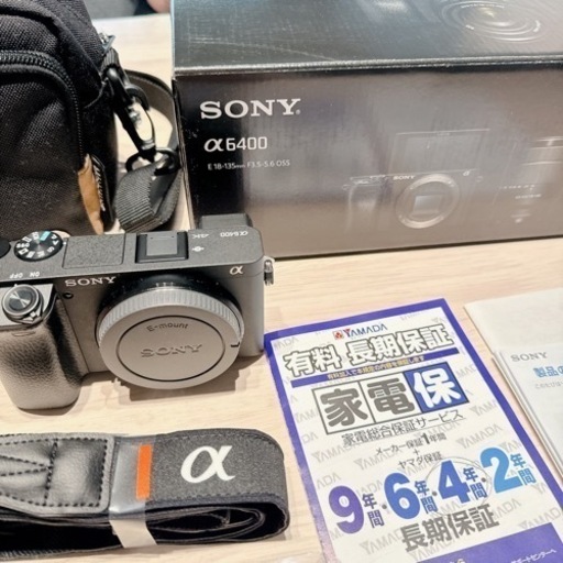 SONY ILCE−6400 ILCE-6400M(B) ヤマダ電機長期保証付き