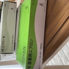 使い捨てエプロンの画像