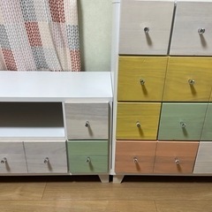 大川家具 中村敬木工 チェスト＆TVボード