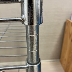 ※取引終了　メタルラック(錆、汚れ多少あり)の画像