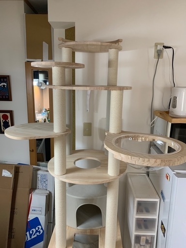 新品のキャットタワー