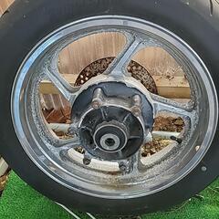ゼファー1100　純正ホイール前後