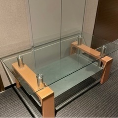 TOSHIBA 液晶カラーテレビ　REGZA 32RX1／ガラステーブルの画像