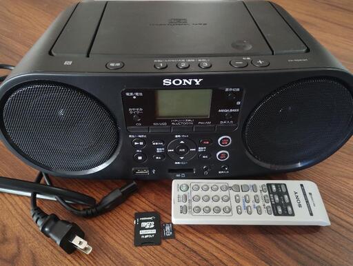 SONY  CDデッキ  SDカード＆USBメモリへの録音可能❗  ZS-RS81BT