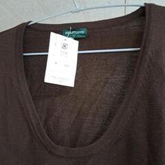 セーター茶色　Lの画像