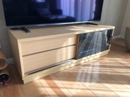 ニトリテレビ台　ローボードジョアン　ナチュラル