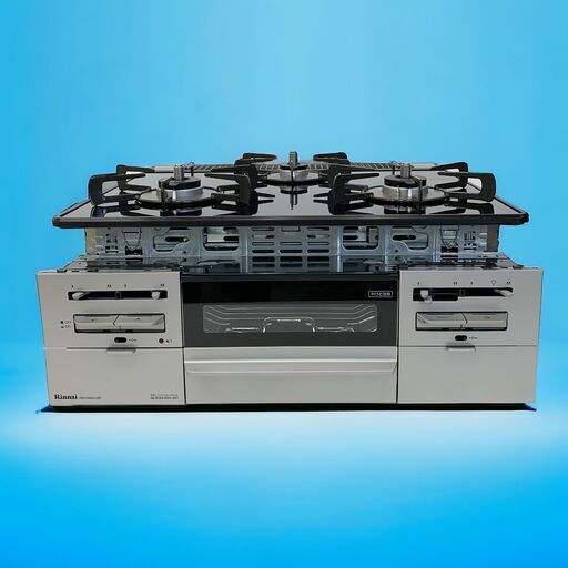 24C090_ジA 【ほぼ未使用】Rinnai リンナイ ビルトインガステーブル RB31AW28U32R 都市ガス 12A13A 現状品 中古