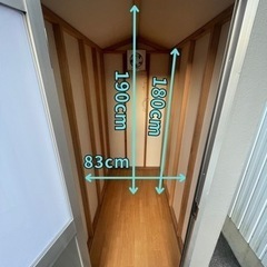 屋外対応！簡易部屋！用途は無限大！ 更衣室 瞑想室 カラオケ室 zoom部屋 自習室の画像
