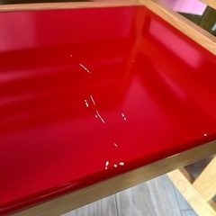 IKEA IKEA 子供用　ロッキングチェア　キッズ　キッズチェア　赤　の画像