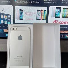 ★★docomo iPhone5s 32GBタイプシルバー 美品　初期化済みなのでdocomo simにてアクティベイが必要です★★の画像
