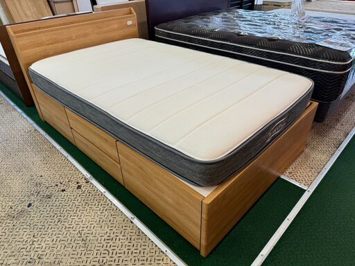 【愛品館八千代店】ニトリ　セミダブルベッド　Nスリープ　ハード02VB