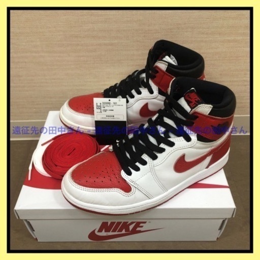 早い者勝ち【26cm】 正規品 NIKE AIR JORDAN 1 high OG ナイキUS8 / エア ジョーダン AIR JORDAN 1 3 5 6 7 8 9 10 11 12 supreme