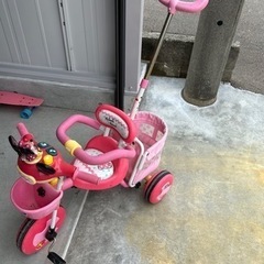 ミニーちゃん三輪車の画像