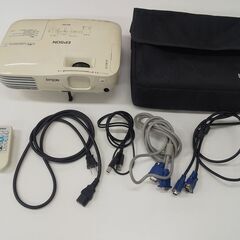 プロジェクター　EPSON　EB-S10　＋　ペーパースクリーン　中古