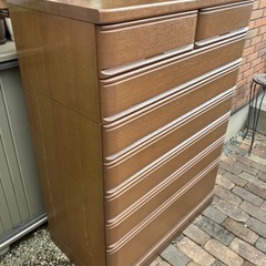 即渡し可能　衣類収納タンス　状態良好の画像