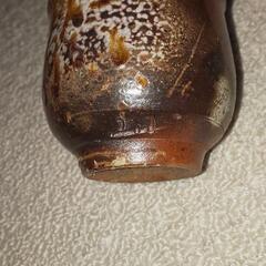 備前焼 大皿&湯飲みセットの画像