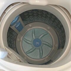 【取引中】【〜2/15まで】全自動洗濯機 5kg 風乾燥機能付(1.3kg) グランホワイト【東芝 TOSHIBA AW-5G6(W) 】の画像