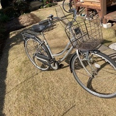 26インチママチャリ　アンチパンクタイヤ