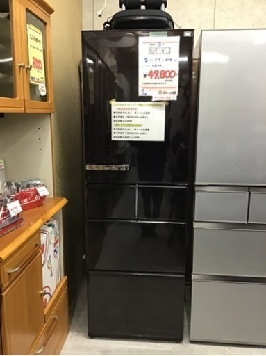 ●販売終了●AQUA    ５ドア冷蔵庫　415L    2018年製　自動製氷有　中古品